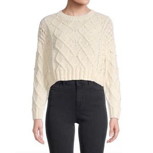 Luv Lane Cropped Knit Sweater